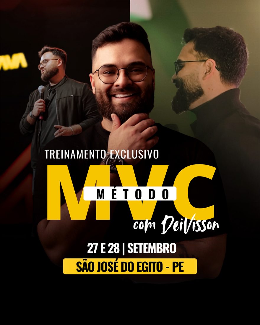Método MVC com Deivisson — 27 e 28 de setembro, São José do Egito - PE